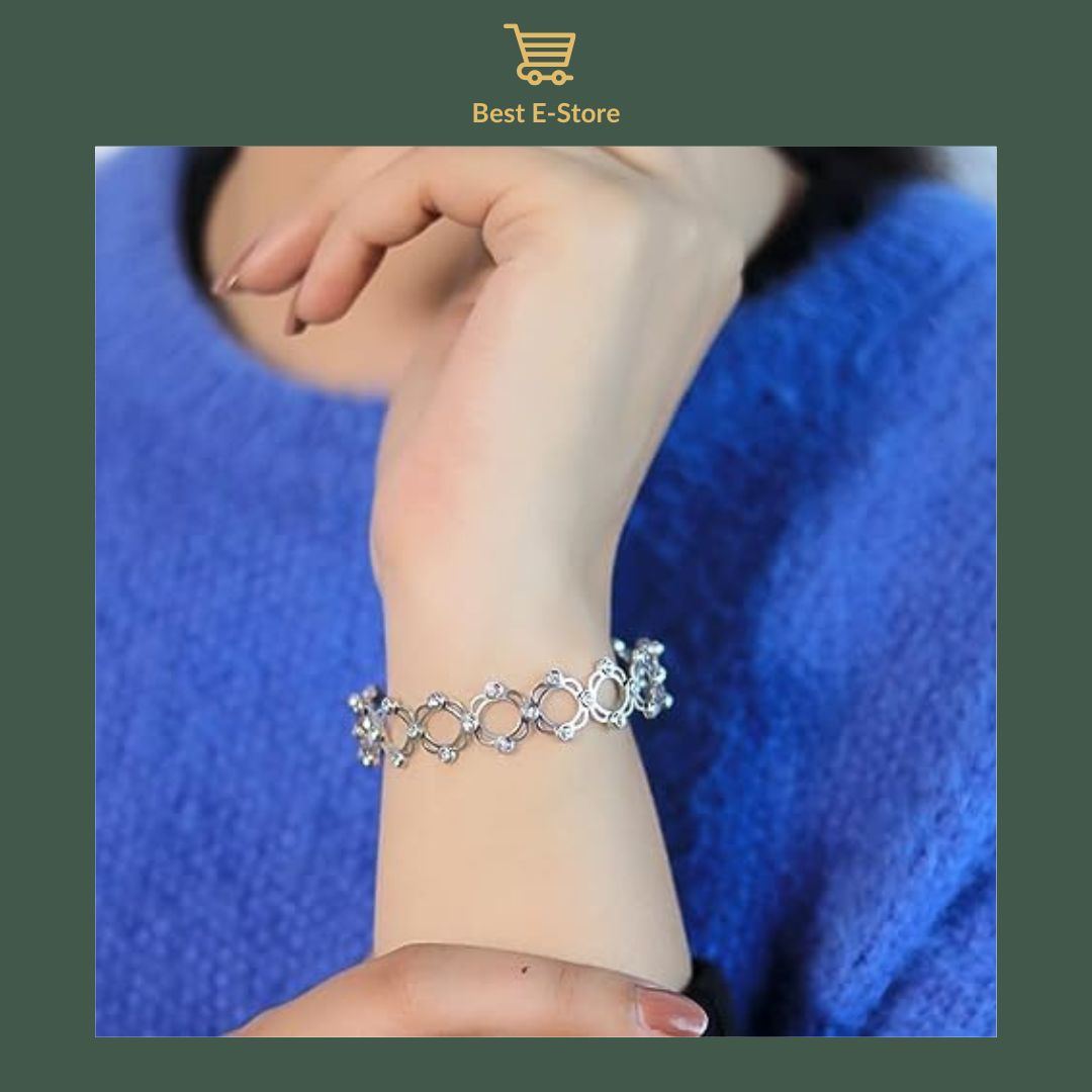 🎁 Il regalo perfetto: Anello Bangle convertibile con scintillanti CZ Glamour 💎