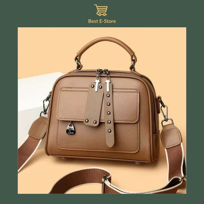 👜 Elegante Leder-Umhängetasche: Stilvoll & geräumig ✨