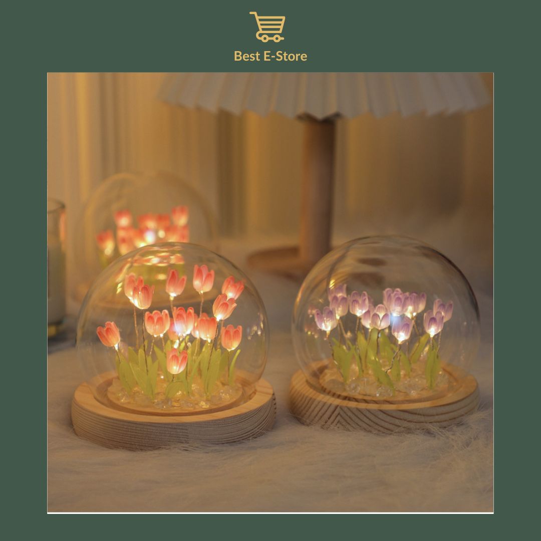 Incantevole lampada a tulipano: Ambiente accogliente e idea regalo perfetta ✨