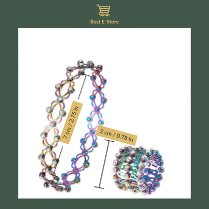 🎁 Il regalo perfetto: Anello Bangle convertibile con scintillanti CZ Glamour 💎