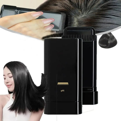 Black Hair Dye Stick for Instant Gray Coverage & Root Touch Up