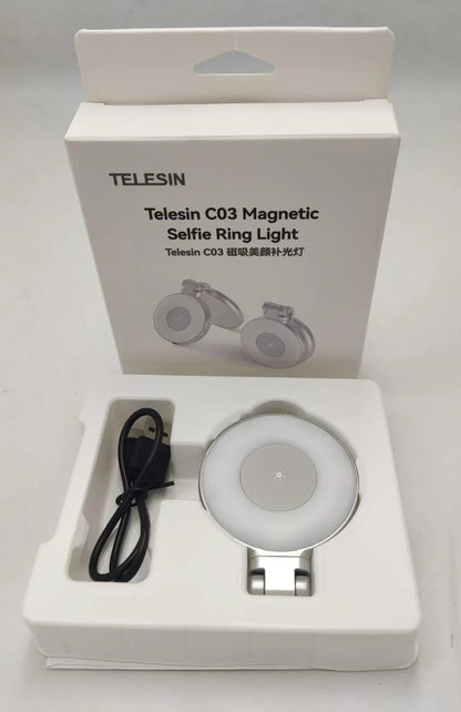 TELESIN - Magnetic Selfie Ring Light